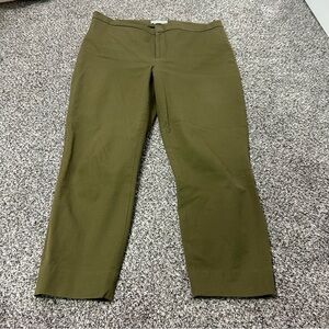 Everlane Trouser Pants Women Size 16 Olive Green Casual Office Career